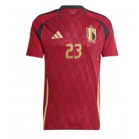 Belgium Arthur Vermeeren #23 Replica Home Shirt Euro 2024 Short Sleeve